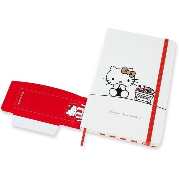 MOLESKINE Limited Edition Hello Kitty Notebook, White, - Picture 2 of 6